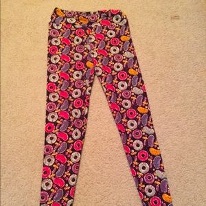 Lularoe girls youth donut leggings